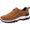 Generisch Scarpe ortopediche da uomo in pelle scamosciata scarpe da ginnastica slip on scarpe sportive outdoor scarpe da corsa basse scarpe da ginnastica leggere scarpe da passeggio senza lacci scarpe