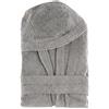 Ruoccohome Accappatoio Unisex in Spugna 100% Cotone 450 gr/mq - Modello con Cappuccio, Tasche e Cintura - Morbido, Super Assorbente per Casa, Spa e Sport - Varie Taglie e Colori