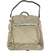 NAJ-OLEARI Borsa Zaino Donna in Tessuto, Multi Tasche con Cerniera, 32x30x13 cm (Tortora)