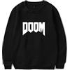 zhedu MF Doom Felpa con Cappuccio 2D Felpa Stampata Uomo/Donna Autunno Inverno Tuta Casual Pullover Vestiti (2xs-4xl)