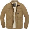 Vintage Industries Dean Sherpa Uomo Giacca di mezza stagione sabbia S 100% cotone