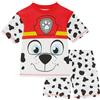 Paw Patrol Chase o Marshall Pigiama a Maniche Corte per Bambini - 100% Cotone