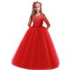 NaLatia Vestito Elegante da Ragazza Festa Cerimonia Matrimonio Damigella Donna Sposa Prima Comunione Battesimo Carnevale Cocktail Ballerina Prom Abiti Lunghi per Bambini Bambina Fiore Ragazze Vestito