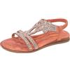 Generico Sandali Ortopedici Donna, Sandali Donna Estive, Sandaletti Bohémien, Casual Open Toe Sandali, Plateau Mules Estate Strass Scarpe Con Zeppa, Estivi Eleganti e Comodi da Spiaggia