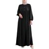 Generic Abiti musulmani per le donne a maniche lunghe Abaya Dubai Abiti islamici Vestiti arabi Abito da preghiera caftano arabo Abito da preghiera musulmano islamico Vintage Abaya