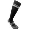 Relaxsan 806 (Nero/Grigio, M) Calze Sportive Uomo e Donna a Compressione Graduata, Calzini Lunghi Sport e Running, Made in Italy