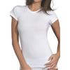 SNELLY Maglia T-Shirt o Maglietta Intima Donna (Pacco da 3-6-9) Bianca in Morbido Cotone e Modal a Manica Corta e Girocollo 2071, Intimo e Non Solo, Capo di qualità, Comoda e di Marca