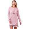 Noidinotte; more than pyjamas Noidinotte -Camicia da Notte Donna Caldo Cotone Articolo Fiocco