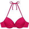 YAMAMAY - Bikini Parte Alta, Push-up con Ferretto, Donna, Essentials, Magenta, monocromo