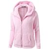 AMDOLE Vestaglia con zip in pile con zip da donna felpe con cappuccio da donna Uk Essentials Felpa con cappuccio da donna con cappuccio con zip cappotto invernale cappotto lungo, Prink #2, XL