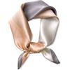 LumiSyne Sciarpe Di Seta Donna Foulard Quadrato Motivo a Righe Geometriche Cuciture Colorate Raso Foulard Piccolo Multifunzionali Fazzoletto Da Collo Fascia Per Capelli Paisley Bandane Copricapo