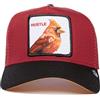 Goorin Bros. Cardinal Fan The Hustle Bird Cardinale Rosso Uccello Rosso Nero Berretto da Camionista Regolabile