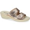 Valleverde Sandali Ciabatte Donna Fondo Memory Strappi 100% Vera Pelle