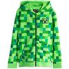 MINECRAFT Creeper officiel caractère Zip Up Hoodie de Enfants/garçon