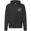 Urban Backwoods Animal Liberation Felpa da Uomo con Cappuccio Zip Hoodie Zipper