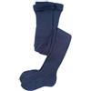 Grödo, Collant per bambini, 100% lana merino (KbA, Blu marino, 98