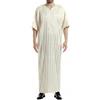 Musuly Caftano Uomo - Abito Musulmano Thobe Djellaba Kami (Beige, M)