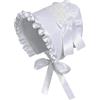 BPURB Cappello da pellegrino vittoriano da donna, accessorio per costume coloniale