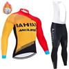 Petorenk Abbigliamento Ciclismo Uomo Invernale Completo Abbigliamento Ciclismo Bici Pile Maglia Tuta Bicicletta +Pantaloni Imbottiti Con 3D Gel pad Traspirante Sportivo