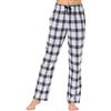 AIRIKE Donna Pantaloni Lungo Pigiama Cotone Pantaloni Morbidi a Quadretti con Tasche