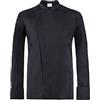 GIBLOR'S Giacca Chef Vincent, Colore Nero, Air Web - Easy Care - Flexfit System (L)