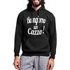 Fermento Italia Swetshirt Uomo Divertente BUONGIORNO Un C***O - Felpa Umoristica 40% Cotone 60% Poliestere JHK