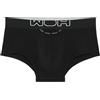 WOH Boxer da Uomo Trunk Sexy Fun Retroshorts Intimo Taglio Moderno Mutande Ideali per Tutti i Giorni, Tempo Libero e Occasioni Speciali, Trunk Sexy Fun Black, XL