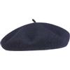 Barascon Berretto Basco con Cachemire e Fodera baschetto da Donna 55 cm - Blu Scuro