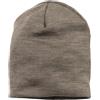 Engel Naturale, berretto in lana merino per bambini, 70% lana (kbT), 30% seta, certificato GOTS, noce, 3-6 Mesi