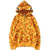 LIAOPUFUS Uomo 3D Stampato Shark Felpa con Cappuccio Hip Hop a Maniche Lunghe Zipper con Cerniera Mimetica Moda Street Wear
