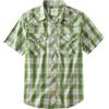 Dubinik® Camicia Uomo Maniche Corte a Quadri Western con Bottoni Automatici Stile Cowboy