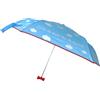 Camomilla Milano Mini Ombrello Pieghevole, Ombrellino con Fiocco, Colore Azzurro