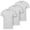 Build your Brand Uomo Merch T-Shirt 3-Pack T-Shirt Not Applicable, Bianco (Wht/Wht/Wht 01205), Medium