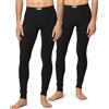 Timone Calzamaglia Uomo Lunga TI30-127 ((2 Pack) Nero/Nero, L)
