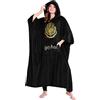 Harry Potter Felpa Donna Felpa Coperta con Cappuccio Felpe Oversize Taglia Unica (Nero Lungo)