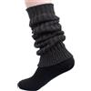 FosterNatur, Scaldamuscoli per le gambe, 100% lana, antracite., Taglia unica