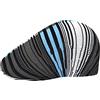 Kangol Coppola Digital Stripes 507 Donna/Uomo - Cappello Piatto con Visiera Estate Primavera/Estate - M (56-57 cm) Grigio-Blu