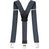 Pejoye Bretelle Uomo Vintage da Lavoro Eleganti Sportive Regolabili 4cm Larghezza Forte 3 Clips e Forma a Y Elastica Donna
