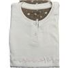 Generico Oronero Pigiama Donna Caldo Cotone - 100% Cotone Naturale - Manica Lunga e Pantalone Lungo - Comodo e Traspirante per Autunno e Inverno (IT, Testo, L, Regular, Regular, Avorio)