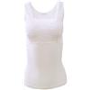 EGI®, Canottiera da donna in raffinato modal con dettagli in pizzo Realizzata con orgoglio in Italia., Naturale (Bianco sporco), L