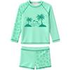 weVSwe Costume da Bagno per Ragazze a Maniche Lunghe Costume da Bagno a Due Pezzi con Protezione Anti-Rash Guard per Ragazze 12 Anni