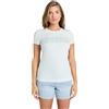 Guess Eco Short Sleeve Logo Lace Tee Abbigliamento Donna (Pacco da 1)