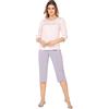 e.FEMME® Pigiama da donna Nicole II 870 in 50% cotone e 50% modal