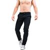 Instinct Pantaloni Chino Uomo Slim Fit - Eleganti e Casual, Tessuto Cotone Elasticizzato - Ideali per Primavera, Estate e Autunno - Comodi e Versatili per Ufficio e Tempo Libero (52, Nero X-518)
