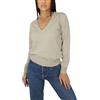 Win's Maglione Donna Scollo a V in Kashmir, Made in Italy