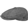 LIERYS Nappa Wax Coppola Pelle Stile Newsboy Cappello Piatto Uomo Cerato Made in Italy Uomo Autunno Inverno
