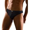 CAGI 6 Mini Slip Mutanda Uomo Art 1208 100% Filo di Scozia Nero Tg. 5