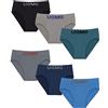 Channo Slip in Nylon da Uomo Invisibili, Comodi e Morbidi. Collezione Uomo - Confezione da 6, Multicolore, XL
