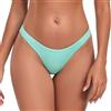 RELLECIGA Moda Mare Donna Brasiliano Slip Bikini Bottom con la Balza Tifanny L