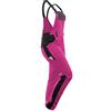 strongAnt Salopette da lavoro da donna Elasticizzata Berlin. Salopette combinati - Pantaloni magazzino giardiniere, tasca per ginocchiere - Nero Bianco Rosa
